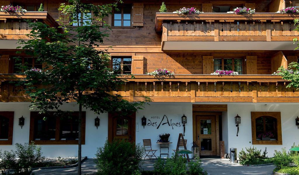 Hotel Des Alpes Superieur Gstaad Exterior foto